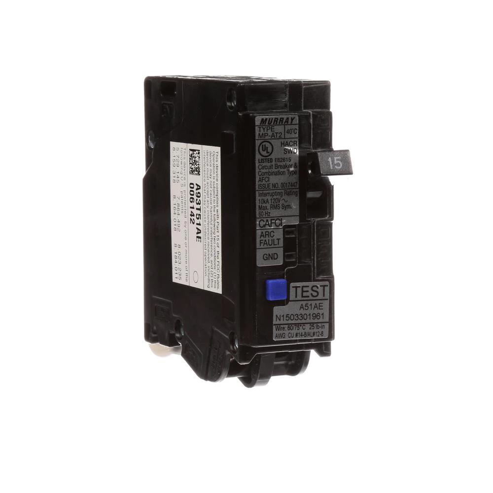 15 Amp 1 In. Single-Pole Combination AFCI Circuit Breaker 5 15 Amp 1 In. Single-Pole Combination AFCI Circuit Breaker - Image 3