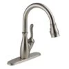 Leland Single-Handle Pull-Down Sprayer Kitchen Faucet With ShieldSpray In Stainless -Household Items Sales 26eb8c88a1b10756757681b4eae37996 1800x1800