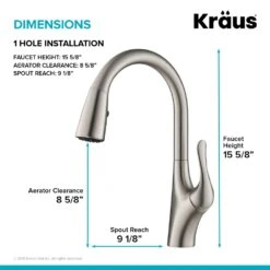 Merlin Single-Handle Pull-Down Sprayer Kitchen Faucet With Dual Function Sprayhead In Spot Free Stainless Steel -Household Items Sales 274e03f1577f7aaf85fa33b32caeacbd 1800x1800