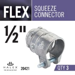 1/2 In. Flexible Metal Conduit (FMC) Squeeze Connector (3-Pack) -Household Items Sales 2a9266a2e0dae80afb9baf0fe9315f18 1800x1800