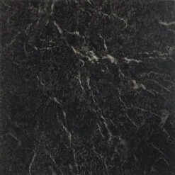 Achim Nexus Self Adhesive Vinyl Floor Tile - 20 Tiles/20 Sq. Ft., 12 X 12, Black With White Vein Marble