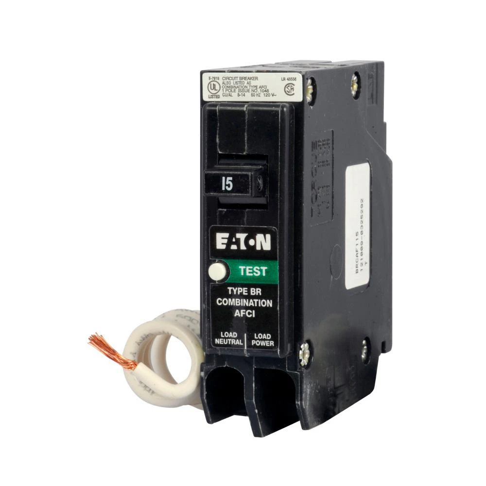 BR 15 Amp Single-Pole Combination Arc Fault Circuit Breaker 4 BR 15 Amp Single-Pole Combination Arc Fault Circuit Breaker - Image 2