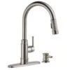 Allentown Single-Handle Pull-Down Sprayer Kitchen Faucet With Soap In SpotShield Stainless -Household Items Sales 2f70953a1039a277ed7c7070dfd69381 1800x1800