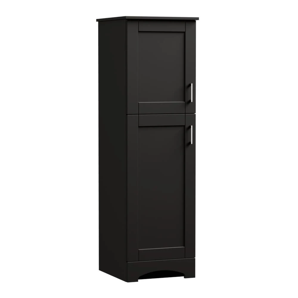 MagickWoods Elements Brighton 18"W X 19"D X 60"H Dark Chocolate Linen Cabinet 4 MagickWoods Elements Brighton 18"W X 19"D X 60"H Dark Chocolate Linen Cabinet - Image 2