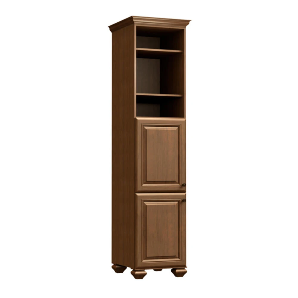 MagickWoods Elements Manchester 20-3/16"W X 22-7/16"D X 84"H Mocha Linen Cabinet 4 MagickWoods Elements Manchester 20-3/16"W X 22-7/16"D X 84"H Mocha Linen Cabinet - Image 2