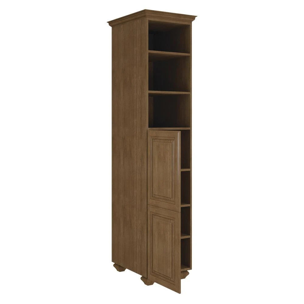 MagickWoods Elements Manchester 20-3/16"W X 22-7/16"D X 84"H Mocha Linen Cabinet 11 MagickWoods Elements Manchester 20-3/16"W X 22-7/16"D X 84"H Mocha Linen Cabinet - Image 9