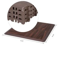 Soozier Portable Dance Floor Tiles, Tap Ballet Trade Show Flooring, PVC, 4 Piece Mats, 3.5' X 3.5' -Household Items Sales 3084d007 0063 431c 98e1 71fd5410d87d 1.916f99129e4fc409897c4fb33ca0e975 1800x1800