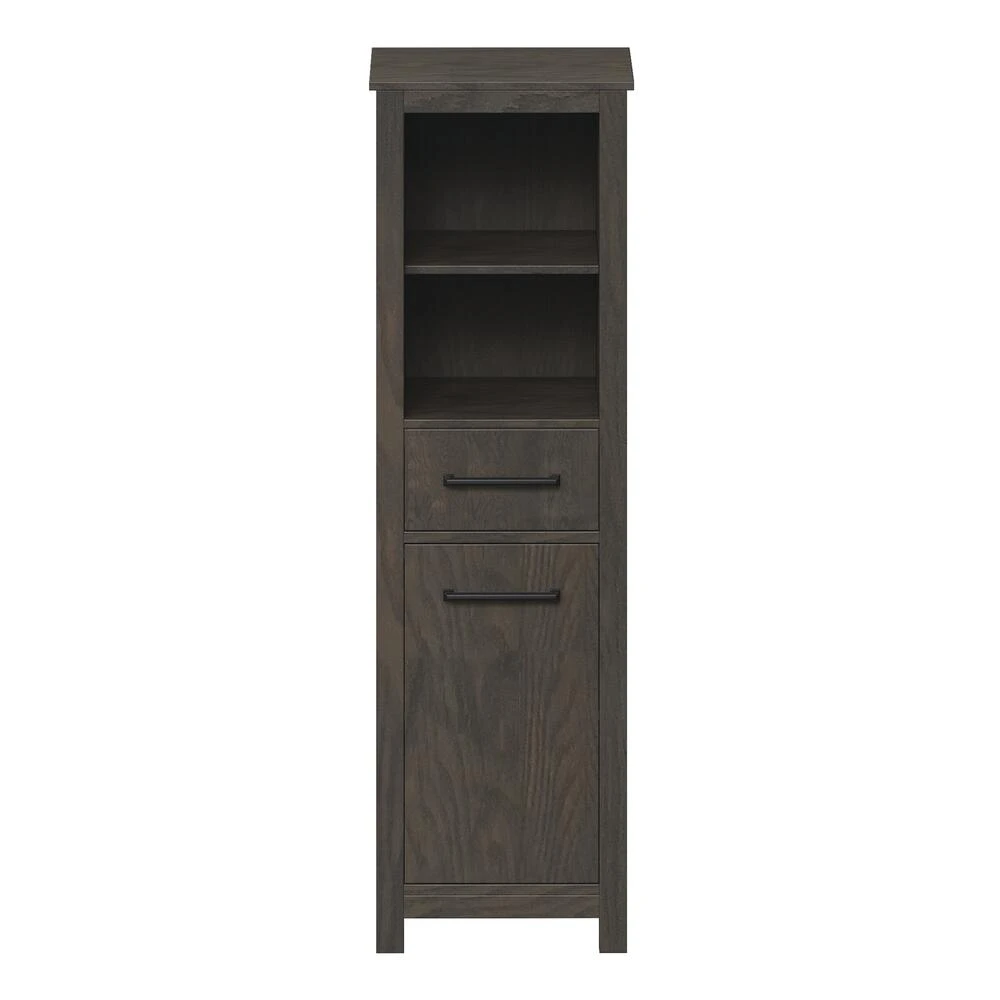 MagickWoods Allerton 19"W X 18-1/2"D X 60"H Smoked Gray Linen Cabinet 3 MagickWoods Allerton 19"W X 18-1/2"D X 60"H Smoked Gray Linen Cabinet