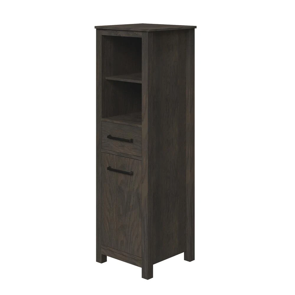MagickWoods Allerton 19"W X 18-1/2"D X 60"H Smoked Gray Linen Cabinet 5 MagickWoods Allerton 19"W X 18-1/2"D X 60"H Smoked Gray Linen Cabinet - Image 3
