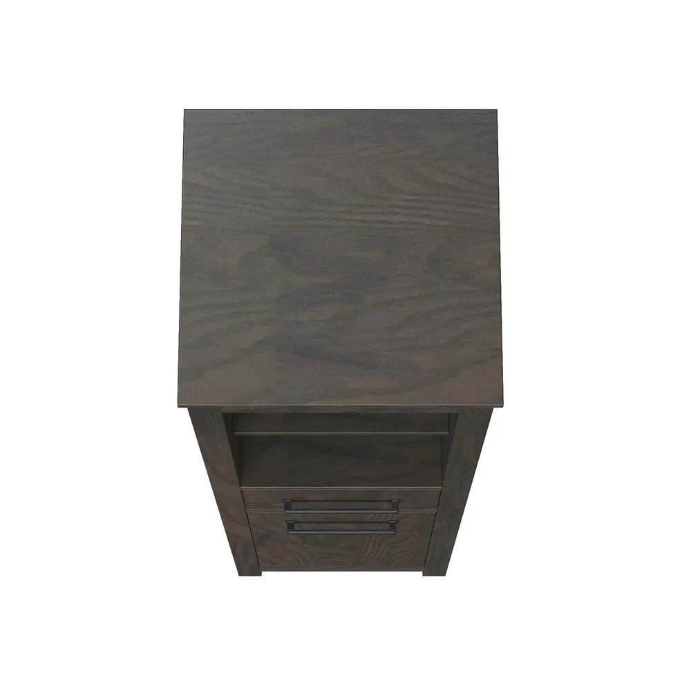 MagickWoods Allerton 19"W X 18-1/2"D X 60"H Smoked Gray Linen Cabinet 6 MagickWoods Allerton 19"W X 18-1/2"D X 60"H Smoked Gray Linen Cabinet - Image 4