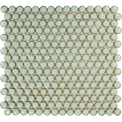 Merola Tile Hudson Penny Round Matte Black 12 In. X 12-5/8 In. X 5 Mm Porcelain Mosaic Tile (10.74 Sq. Ft. / Case) -Household Items Sales 337b9b15f691e014aef052c2d422aba2 1800x1800