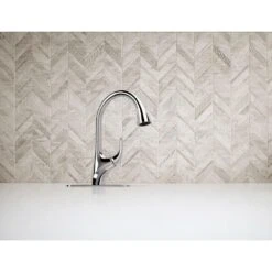 Trielle Single-Handle Pull-Down Sprayer Kitchen Faucet In Chrome -Household Items Sales 344a651f73048432dd71788f2d889528 1800x1800