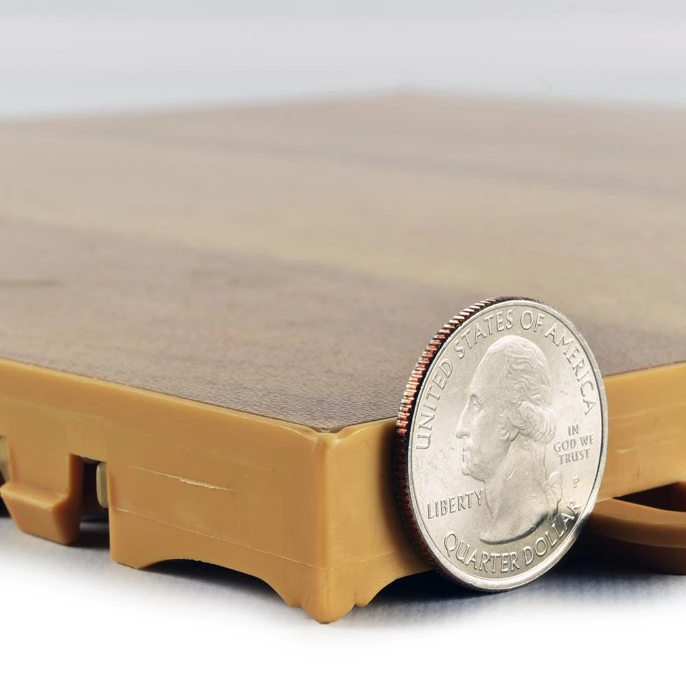 Greatmats Basketball Pro Maple 12-1/8 In. X 12-1/8 In. Interlocking Gym Court Vinyl Tile Flooring (26.5 Sq .ft.) (26-Pack) 8 Greatmats Basketball Pro Maple 12-1/8 In. X 12-1/8 In. Interlocking Gym Court Vinyl Tile Flooring (26.5 Sq .ft.) (26-Pack) - Image 6