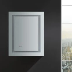 Spazio 24 In. W X 30 In. H Recessed Or Surface Mount Medicine Cabinet With LED Lighting, Mirror Defogger And Right Hinge 25 Spazio 24 In. W X 30 In. H Recessed Or Surface Mount Medicine Cabinet With LED Lighting, Mirror Defogger And Right Hinge -Household Items Sales 41a3c14216053c24b2a70f55a73cb7ba 1800x1800