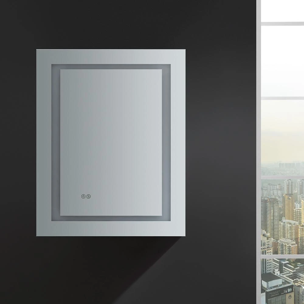 Spazio 24 In. W X 30 In. H Recessed Or Surface Mount Medicine Cabinet With LED Lighting, Mirror Defogger And Right Hinge 12 Spazio 24 In. W X 30 In. H Recessed Or Surface Mount Medicine Cabinet With LED Lighting, Mirror Defogger And Right Hinge - Image 10