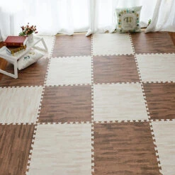 Jeobest Foam Floor Play Mat - Foam Mat Floor Tile - Playmat Foam Interlocking Puzzle Floor Mat - 6PCS Wood Soft EVA Foam Play Mat Kids Puzzle Floor Foam Mat (white Wood Grain) 11.8 X 11.8 Inch) MZ -Household Items Sales 4219d466 8177 42fb b010 c4fb31099862 1.7a10c215f9dade117aa93785e70e9cde 1800x1800