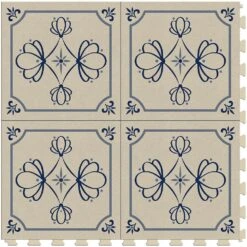 Perfection Floor Tile Geo Collection Deco Zag/Satin 20-in X 20-in Water Resistant Interlocking Luxury Flooring (16.7-sq Ft) -Household Items Sales 42473526 8a9c362c 2f1c 4f6e a54f 1238be89599a 1800x1800
