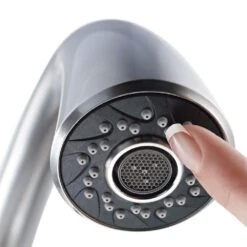 Pasadena Single-Handle Pull-Down Sprayer Kitchen Faucet With Soap Dispenser In Stainless Steel -Household Items Sales 441f4c3d7f427770af41d389bd4e2482 1800x1800