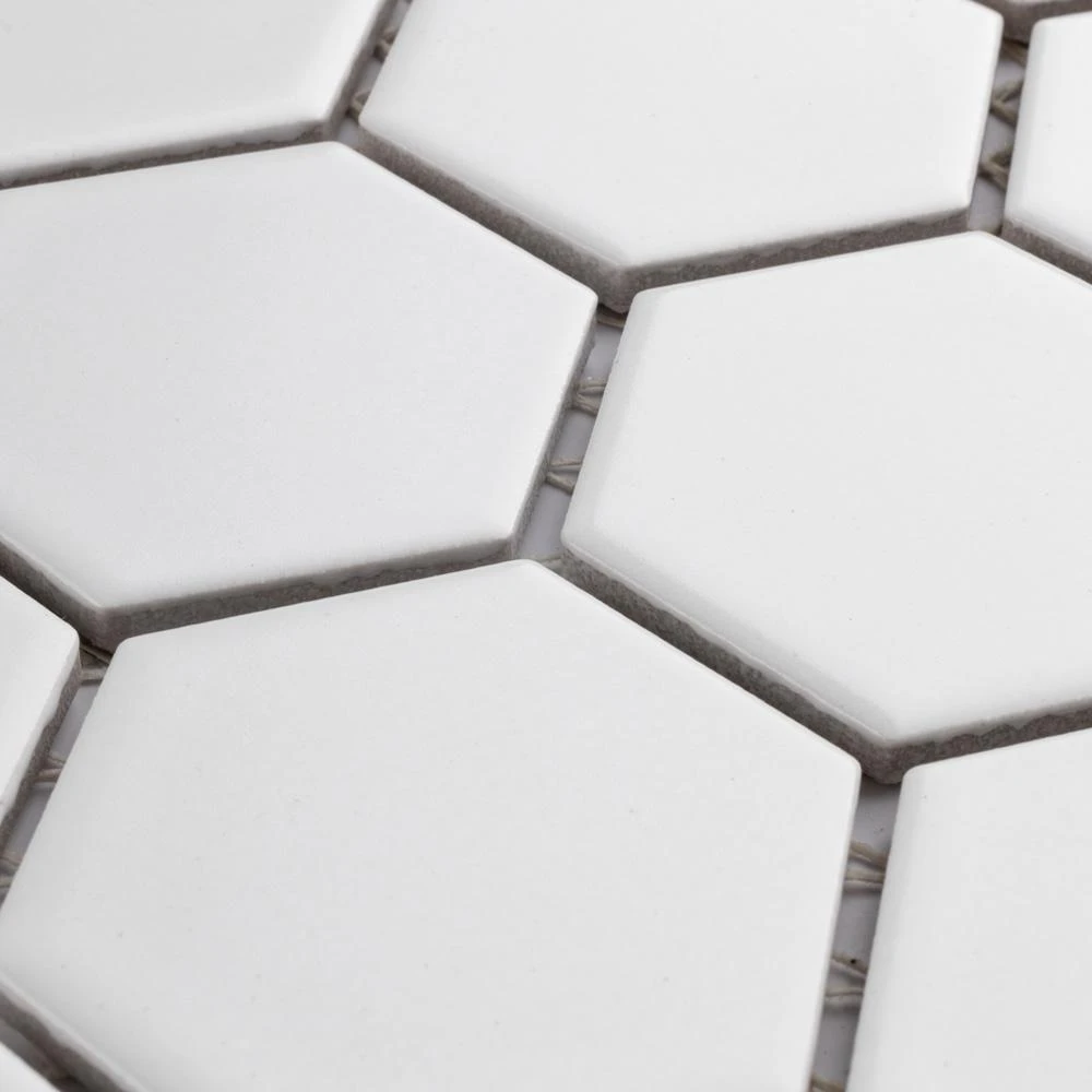 Merola Tile Metro Hex 2 In. Matte White 11-1/8 In. X 12-5/8 In. X 6 Mm Porcelain Mosaic Tile (9.96 Sq. Ft. / Case) 13 Merola Tile Metro Hex 2 In. Matte White 11-1/8 In. X 12-5/8 In. X 6 Mm Porcelain Mosaic Tile (9.96 Sq. Ft. / Case) - Image 11