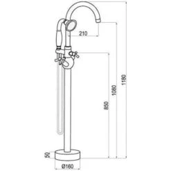 48 In. H X 12 In. W Single-Handle Claw Foot Tub Faucet With Hand Shower In Oil Rubbed Bronze -Household Items Sales 4714eb6c3f726148343990ebff76d5dd dc710382 b5fd 4eb6 b6dc f9d8a5e8af06 1800x1800