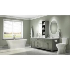 21 In. X 31 In. Recessed Or Surface Mount Single Door Oval Medicine Cabinet -Household Items Sales 479d2a3c9181780da81e33aff33fbef8 1800x1800