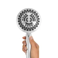 9-Spray 4.5 In. Single Wall Mount Low Flow Handheld Adjustable Shower Head In Brushed Nickel 19 9-Spray 4.5 In. Single Wall Mount Low Flow Handheld Adjustable Shower Head In Brushed Nickel -Household Items Sales 4b4f720212ed2f647f4caa17b9b48b27 3c8272b9 607e 4b03 9929 d7d8be2ee1f9 1800x1800