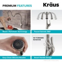 Merlin Single-Handle Pull-Down Sprayer Kitchen Faucet With Dual Function Sprayhead In Spot Free Stainless Steel -Household Items Sales 4e37001daa2d81016853cab71806c312 1800x1800