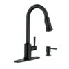 Indi Single-Handle Pull-Down Sprayer Kitchen Faucet With Reflex And Power Clean In Matte Black -Household Items Sales 5093a431ff10d0c4ab273beeddb35c3b 1800x1800