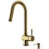 Gramercy Single-Handle Pull-Down Sprayer Kitchen Faucet With Soap Dispenser In Matte Gold -Household Items Sales 51de152d5f5b837f07a81a0cbbd4bf1e 1800x1800