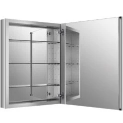 Verdera 24 In. W X 30 In. H Recessed Medicine Cabinet In Anodized Aluminum 18 Verdera 24 In. W X 30 In. H Recessed Medicine Cabinet In Anodized Aluminum -Household Items Sales 54756f48479bfdc77f4603495187ac44 1800x1800
