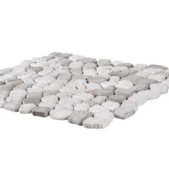 Jeffrey Court Bailey Grey Pebble 12 In. X 12 In. X 10 Mm Honed Natural Stone Mosaic Wall/Floor Tile -Household Items Sales 549559c1f7f18167915c8453acc7c2f8 1800x1800