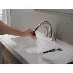 Broadmoor 4 In. Centerset 2-Handle Pull-Down Spout Bathroom Faucet In SpotShield Brushed Nickel 18 Broadmoor 4 In. Centerset 2-Handle Pull-Down Spout Bathroom Faucet In SpotShield Brushed Nickel -Household Items Sales 5569bfcc822c5d2a5d55adb139b1a3cf 1800x1800