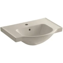 KOHLER Veer 24 In. Vitreous China Pedestal Sink Basin In White With Overflow Drain -Household Items Sales 5706f93cbde917d6716b2e3ee1c0a5fe 1800x1800