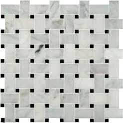 MSI Greecian White Basket Weave 12 In. X 12 In. X 10mm Honed Marble Mesh-Mounted Mosaic Tile (10 Sq. Ft. / Case) -Household Items Sales 583106ec8f39e975030276c4c2d0c951 1800x1800