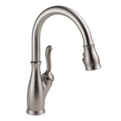 Leland Single-Handle Pull-Down Sprayer Kitchen Faucet With ShieldSpray In Stainless -Household Items Sales 5c7152bba178e3a8865e595405e475e8 1800x1800