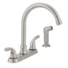 Builders 2-Handle Standard Kitchen Faucet With Sprayer In Stainless Steel -Household Items Sales 5da11e53c72be80f96a1cfcb8556b461 1800x1800