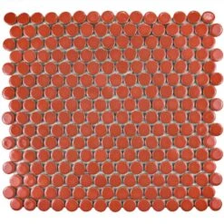 Merola Tile Hudson Penny Round Matte Black 12 In. X 12-5/8 In. X 5 Mm Porcelain Mosaic Tile (10.74 Sq. Ft. / Case) -Household Items Sales 5e9d35615429ece9242ecdd1d2c4e03b 1800x1800