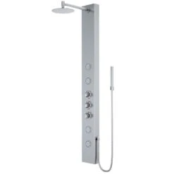Elling-Ton 59 In. 4-Jet High Pressure Shower System With Fixed Rainhead And Handheld Dual Shower In Matte Black -Household Items Sales 5f49e336c9733aa7e9a39f0485dabd18 1800x1800