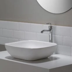 KRAUS Elavo Soft Square Ceramic Vessel Bathroom Sink In White 27 KRAUS Elavo Soft Square Ceramic Vessel Bathroom Sink In White -Household Items Sales 622ebb38fb4d86323d2d214c0836c2f4 1800x1800