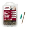 GRK #9 X 2-1/2-in Yellow Polymer-Countersinking Interior/Exterior Wood Screws (100-Count) -Household Items Sales 628611031017 1800x1800