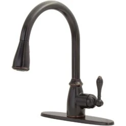 Canton Single-Handle Pull-Down Sprayer Kitchen Faucet In Tuscan Bronze 15 Canton Single-Handle Pull-Down Sprayer Kitchen Faucet In Tuscan Bronze -Household Items Sales 62a2986d1d5654aec8681c8ae8f9fcfa 1800x1800