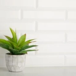 Daltile Restore 3 In. X 12 In. Ceramic Bevel Bright White Subway Tile (9 Sq. Ft. / Case) -Household Items Sales 62bab2fd4e6b64e5e404094279224d13 1800x1800