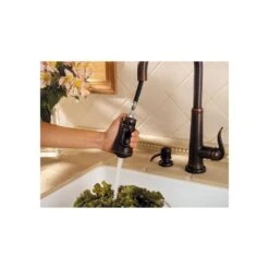 Ashfield Single-Handle Pull-Down Sprayer Kitchen Faucet In Rustic Bronze -Household Items Sales 62d161d8ed1f373b77128501c0dd5e14 1800x1800