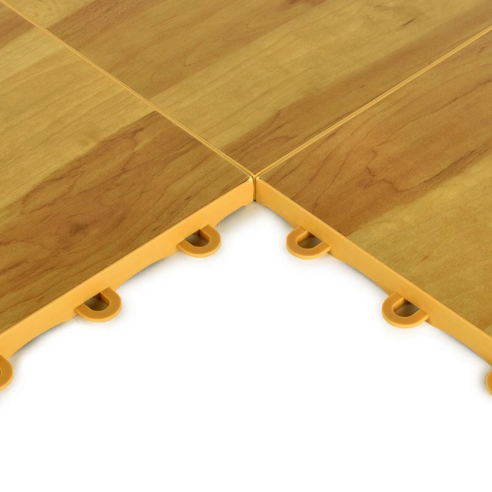 Greatmats Basketball Pro Maple 12-1/8 In. X 12-1/8 In. Interlocking Gym Court Vinyl Tile Flooring (26.5 Sq .ft.) (26-Pack) 6 Greatmats Basketball Pro Maple 12-1/8 In. X 12-1/8 In. Interlocking Gym Court Vinyl Tile Flooring (26.5 Sq .ft.) (26-Pack) - Image 4