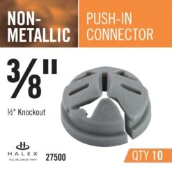 3/8 In. Non-Metallic Push-In Connector (10-Pack) 9 3/8 In. Non-Metallic Push-In Connector (10-Pack) -Household Items Sales 63f80b37cf49d5130cdd4d7f7c52fe42 1800x1800