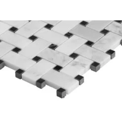 MSI Greecian White Basket Weave 12 In. X 12 In. X 10mm Honed Marble Mesh-Mounted Mosaic Tile (10 Sq. Ft. / Case) -Household Items Sales 6449ce39bfa1c1e8fc3de27a750823de 1800x1800