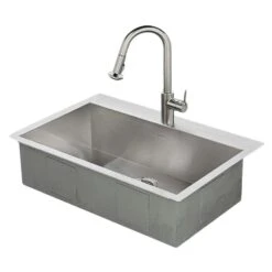 Memphis Single-Handle Pull-Down Sprayer Kitchen Faucet With 1.8 GPM In Stainless Steel 8 Memphis Single-Handle Pull-Down Sprayer Kitchen Faucet With 1.8 GPM In Stainless Steel -Household Items Sales 6473e95f5d5dc3319c011a14eb8ddb81 1800x1800