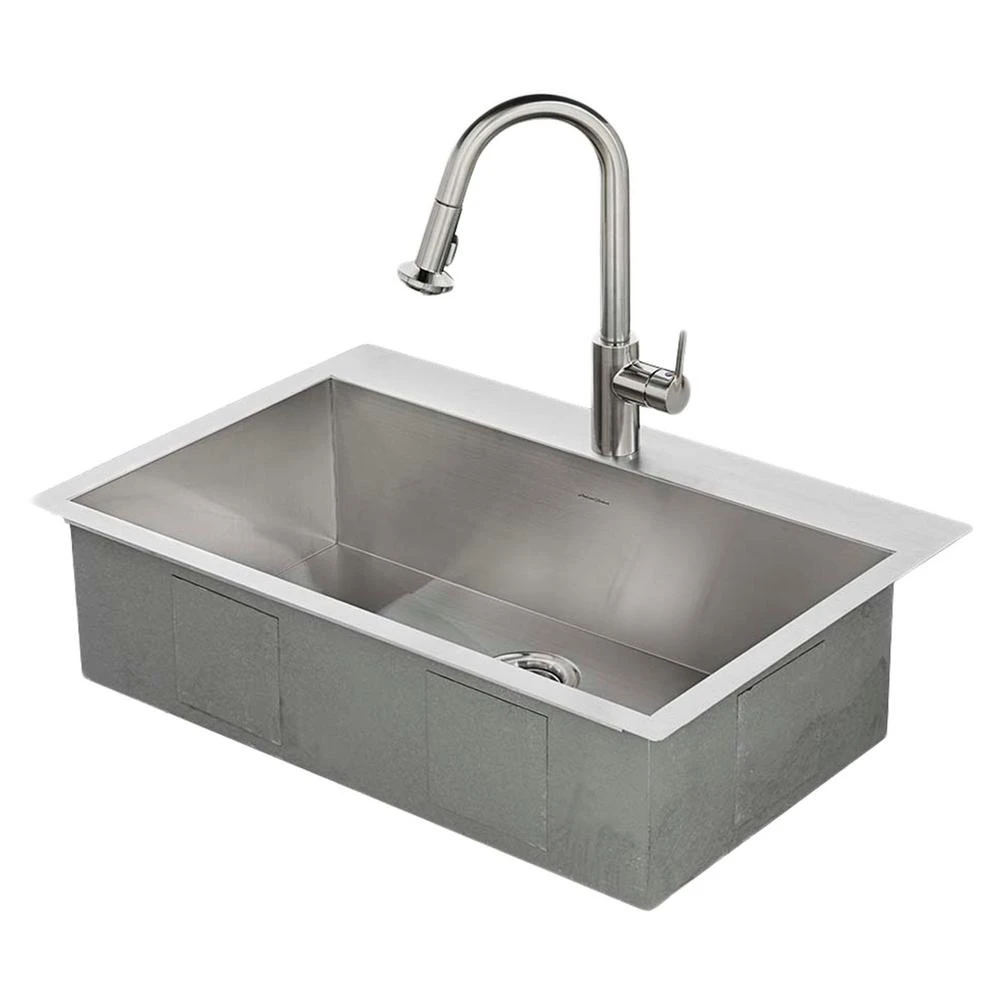 Memphis Single-Handle Pull-Down Sprayer Kitchen Faucet With 1.8 GPM In Stainless Steel 5 Memphis Single-Handle Pull-Down Sprayer Kitchen Faucet With 1.8 GPM In Stainless Steel - Image 3