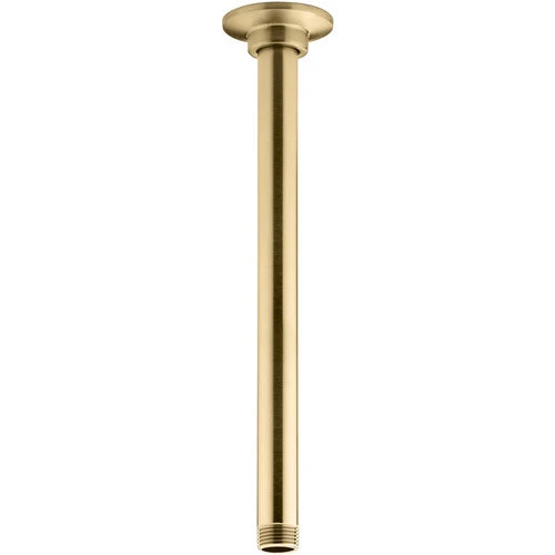 KOHLER Vibrant Moderne Brushed Gold Shower Arm And Flange 3 KOHLER Vibrant Moderne Brushed Gold Shower Arm And Flange
