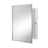 Jensen Styleline 16.25-in X 22.25-in Rectangle Surface Mirrored Medicine Cabinet